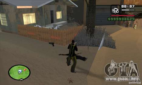 Monster energy suit pack para GTA San Andreas