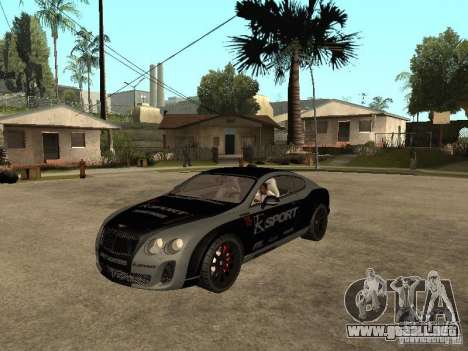 Bentley Continental SS Skin 4 para GTA San Andreas