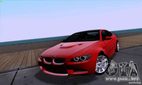 BMW M3 E92 v1.0 para GTA San Andreas