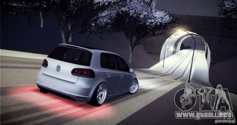 Volkswagen Golf VI 2010 Stance Nation para GTA San Andreas