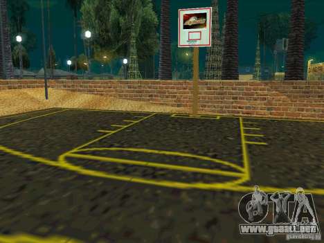 New basketball court para GTA San Andreas