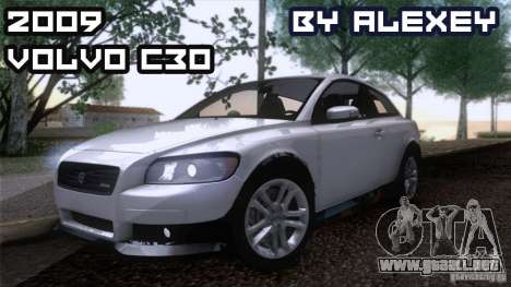 Volvo C30 para GTA San Andreas