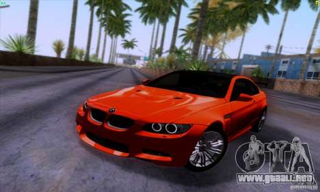 BMW M3 E92 v1.0 para GTA San Andreas