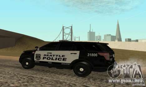 Ford Police Interceptor Utility 2011 para GTA San Andreas