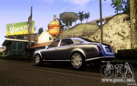 Bentley Mulsanne 2010 v1.0 para GTA San Andreas