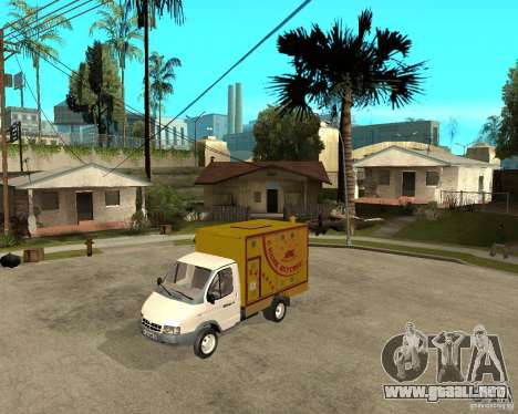 Parrilla de Gaz-3302 gacela para GTA San Andreas