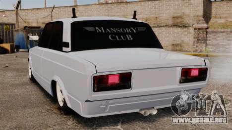 VAZ-2107 Mansory para GTA 4