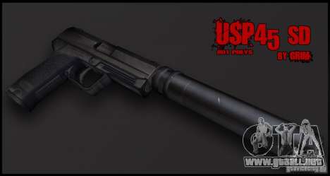 USP.45 SD para GTA San Andreas