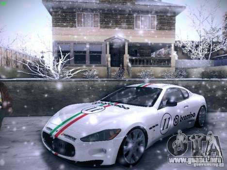 Maserati Gran Turismo S 2011 V2 para GTA San Andreas