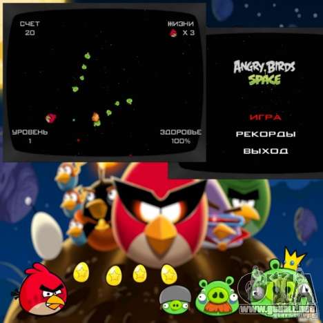 Angry Birds Space v1.0 para GTA San Andreas
