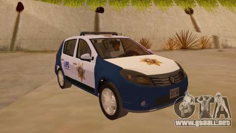 Renault Sandero Police LV para GTA San Andreas