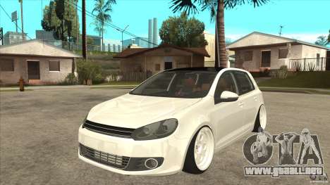 Volkswagen Golf VI 2010 Stance Nation para GTA San Andreas