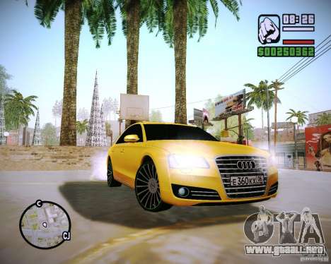 Audi A8 para GTA San Andreas