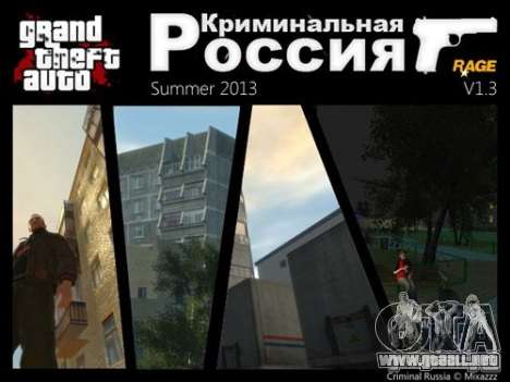 Rusia furia criminal v 1.3.1 para GTA 4