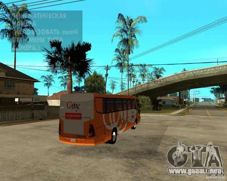City Express Bus malasio para GTA San Andreas