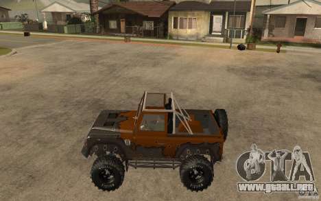 Land Rover Defender Extreme Off-Road para GTA San Andreas