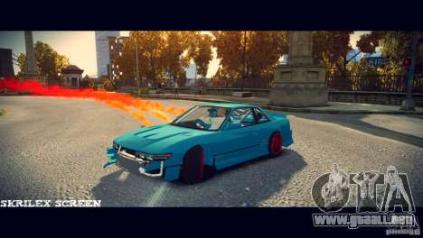 Red smoke under the wheels para GTA 4