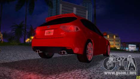 Subaru Impreza WRX STI (GRB) - LHD para GTA Vice City