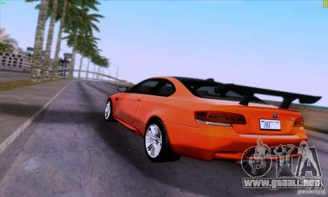 BMW M3 E92 v1.0 para GTA San Andreas