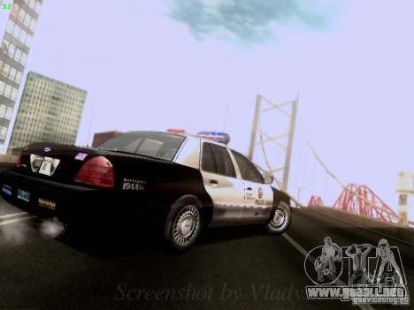 Ford Crown Victoria Los Angeles Police para GTA San Andreas