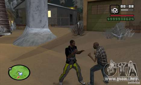 Monster energy suit pack para GTA San Andreas