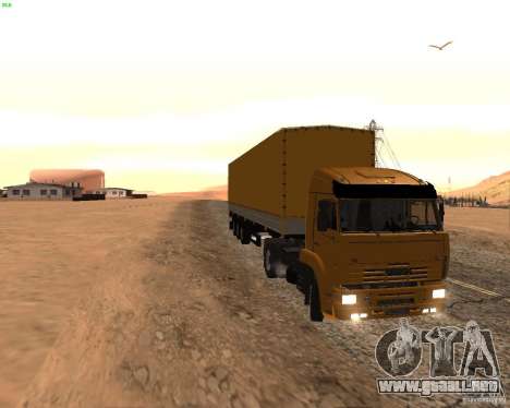 KamAZ 5460 camioneros 2 para GTA San Andreas