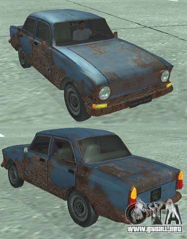 Rusty Moskvich 408 para GTA San Andreas