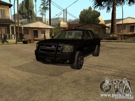 Chevrolet Avalanche Police para GTA San Andreas