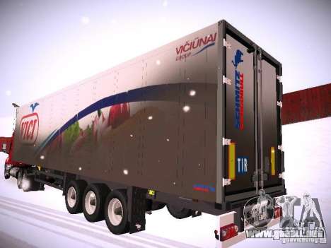 Remolque para DAF XF105 para GTA San Andreas