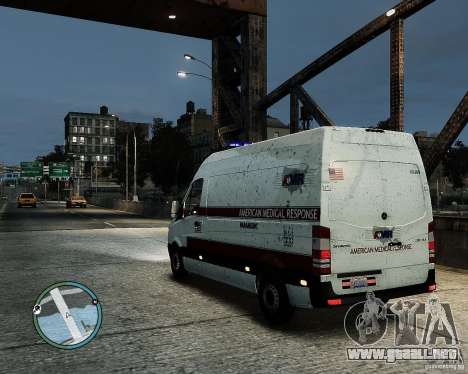 Mercedes Benz Sprinter American Medical Response para GTA 4