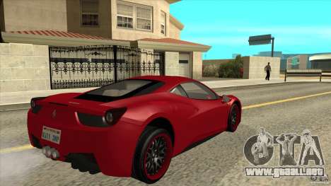 Ferrari 458 Italia Hamann para GTA San Andreas