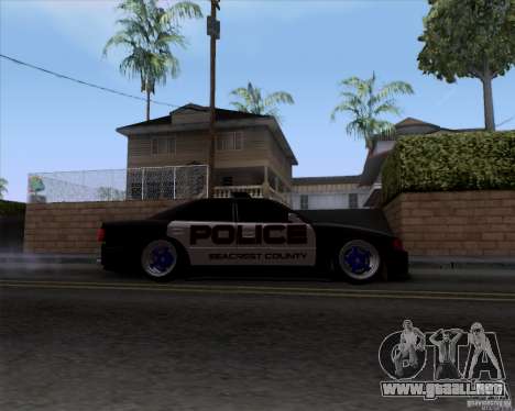 Toyota Chaser jzx100 Drift Police para GTA San Andreas