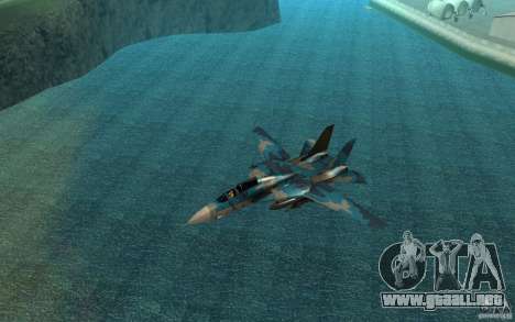 F-14 Tomcat Blue Camo Skin para GTA San Andreas