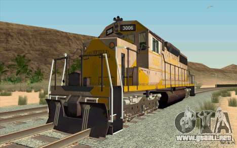 Clinchfield SD40 (Yellow &amp; Grey) para GTA San Andreas