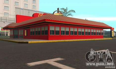 Restaurantes McDonals para GTA San Andreas