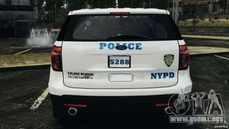 Ford Explorer NYPD ESU 2013 [ELS] para GTA 4