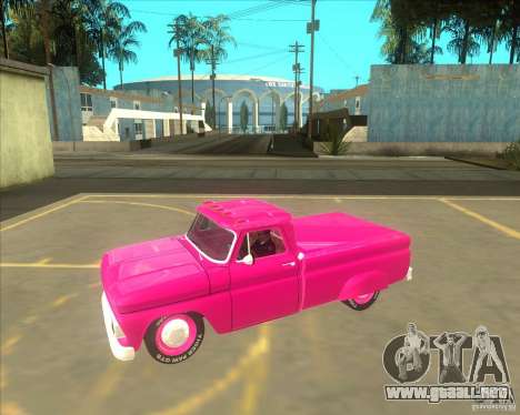 Chevrolet C10 1966 Slamvan Pickup Truck para GTA San Andreas