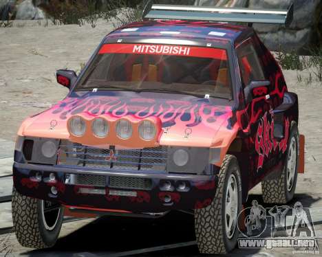 Mitsubishi Pajero Proto Dakar EK86 vinilo 4 para GTA 4