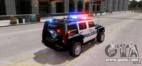 Hummer H3X 2007 LC Police Edition ELS para GTA 4