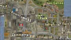 El nuevo mapa y radar para GTA San Andreas