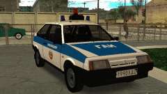 VAZ 2108 policía para GTA San Andreas