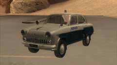 Moskvitch 403 con policía para GTA San Andreas