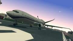 Boeing 737 Iron Man Bussines Jet para GTA San Andreas