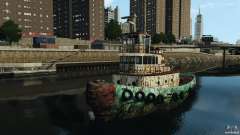 Realistic Rusty Tugboat para GTA 4