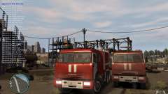Kamaz bombero para GTA 4
