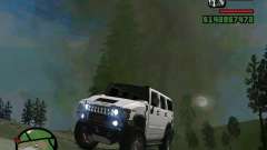 Hummer H2 blanco para GTA San Andreas
