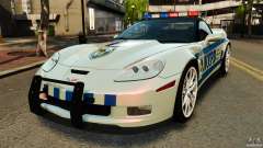 Chevrolet Corvette ZR1 Police para GTA 4