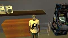 Camiseta de Bob Marley para GTA San Andreas