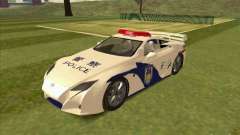 Lexus LF-A China Police para GTA San Andreas