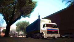 KamAZ 54115 Los Conductores De Camiones para GTA San Andreas